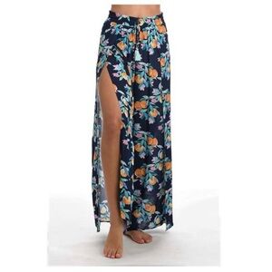 Sunshine 79 Women's Peaches Palazzo Pant Cover Up NWT Size M